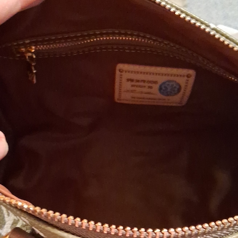 Source Unknown Olive Monogram Satchel Set - image 11